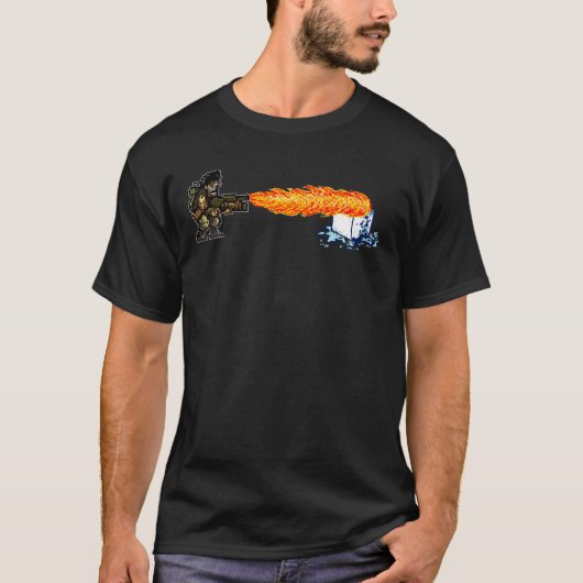 Zet hem aan t-shirt (Voorkant)
