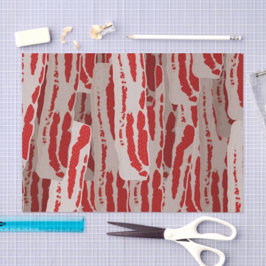 Zet hem in een bacon. tissuepapier (Craft)