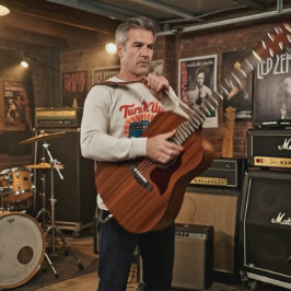 Zet hem weer harder – Vintage Rock Revival Tri-Blend Shirt