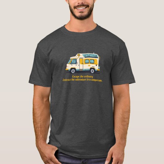 Zet het avontuur in. New VanLife T-Shirt (Voorkant)
