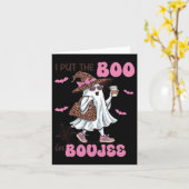 Zet het boek in Boujee Halloween Schattigee Lady G Kaart (Gele Bloem)