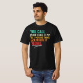 Zet het ding terug waar het hoort t-shirt (Voorkant volledig)