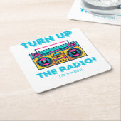 Zet het geweldige onderzetter van de radio aan (Schuin)