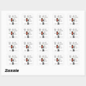 Zet het Harnas van God Vierkante Sticker (Vel)