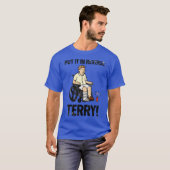 Zet het in omgekeerde terry familie t-shirt (Voorkant volledig)
