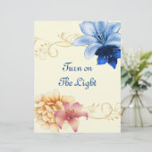 Zet het licht gepersonaliseerde papier aan (Staand voorkant)