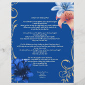 Zet het licht gepersonaliseerde papier aan (Achterkant)