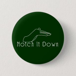 Zet het neer ronde button 5,7 cm