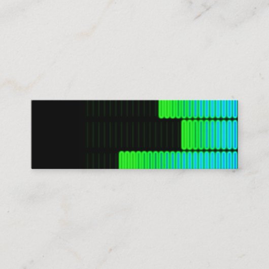 Zet het op BedrijfsSkinny Kaart Mini Visitekaartje (Voorkant)