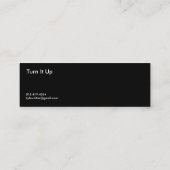 Zet het op BedrijfsSkinny Kaart Mini Visitekaartje (Achterkant)