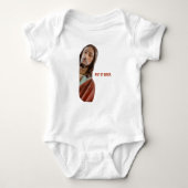 Zet het terug grappige Jezus op witte achtergrond Romper (Voorkant)