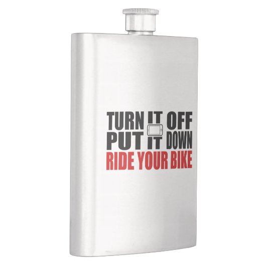 Zet het uit, zet het neer, rijd je bike flacon (Rechts)