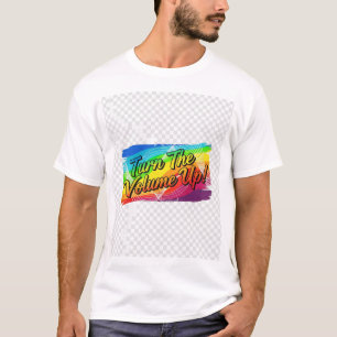 "Zet het Volume Harder" een explosieve T-shirt fun