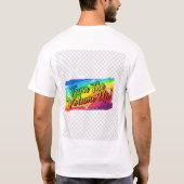 "Zet het Volume Harder" een explosieve T-shirt fun (Achterkant)