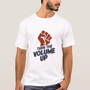 Zet het volume harder Zohran NYC Major Democraat T-shirt