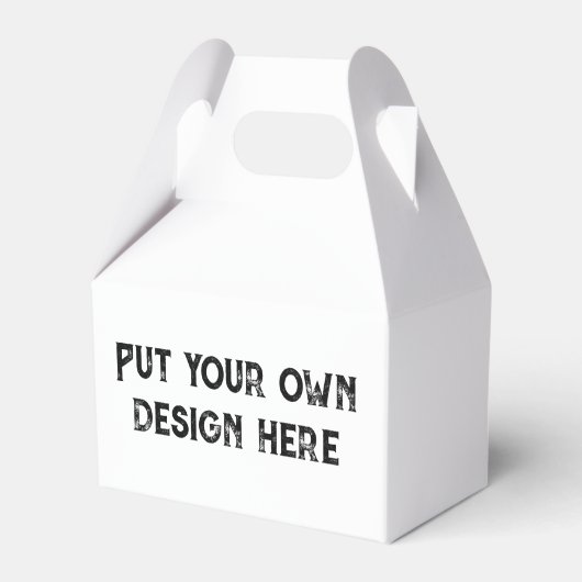 Zet je eigen ontwerp bedankdoosjes (Voorkant Zijde)