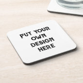 Zet je eigen ontwerp bier onderzetter (Linkerzijde)