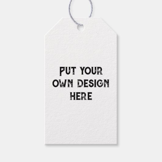 Zet je eigen ontwerp cadeaulabel (Voorkant)