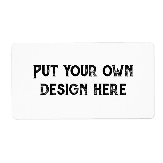 Zet je eigen ontwerp etiket (Voorkant)