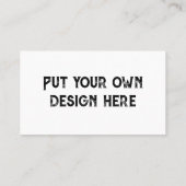 Zet je eigen ontwerp klantenkaartje (Achterkant)