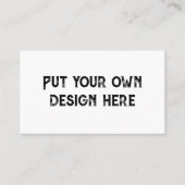 Zet je eigen ontwerp visitekaartje (Voorkant)