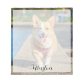 Zet je honden erop! Aangepast Notitieblok (Voorkant)