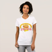 Zet je in de moeren voor je friet. t-shirt (Voorkant volledig)