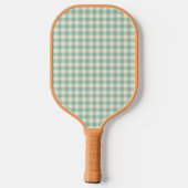 Zet je kattenfoto op Gingham Pickleball Paddle (Achterkant)