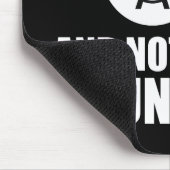 Zet je klokken terug in november, niet in het land muismat (Hoek)