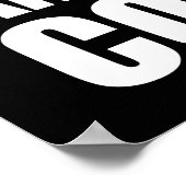 Zet je klokken terug in november, niet in het land poster (Hoek)