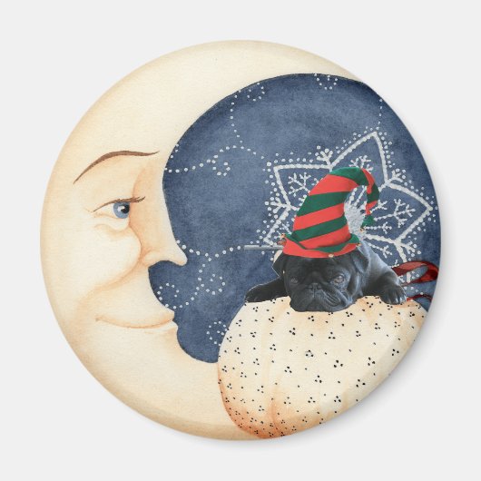 Zet je op de maan! magneet (Voorkant)