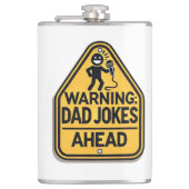 Zet je schrap: papa grapt op handen heupfles (Voorkant)