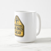 Zet je schrap: papa grapt op handen koffiemok (Voorkant rechts)