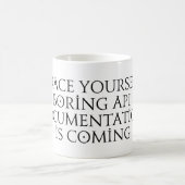 Zet je schrap, saaie api-documentatie komt eraan koffiemok (Center)