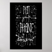 Zet je telefoon neer poster (Voorkant)