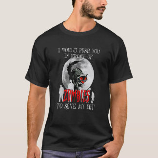 Zet Je Voor Zombies Of Sla Mijn Kat T-shirt