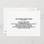 Zet je zinnen hoog briefkaart (Voorkant / Achterkant)