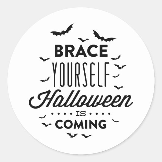 ZET JEZELF HALLOWEEN STICKER (Voorkant)