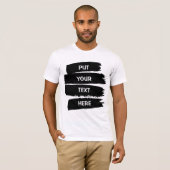 Zet jouw tekst hier, maak gebruik van persoonlijke t-shirt (Voorkant volledig)