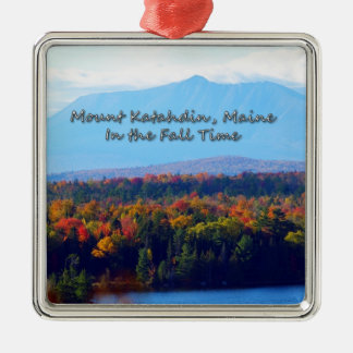 Zet Katahdin in de Herfst Metalen Ornament