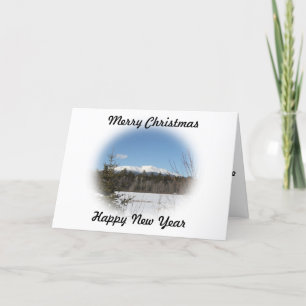 Zet Kerstkaart Katahdin op Feestdagen Kaart