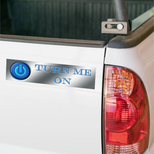 Zet me aan bumpersticker (Op Truck)