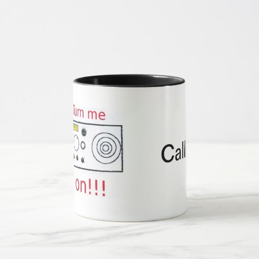 Zet me aan Radio Coffee Mok (Midden)