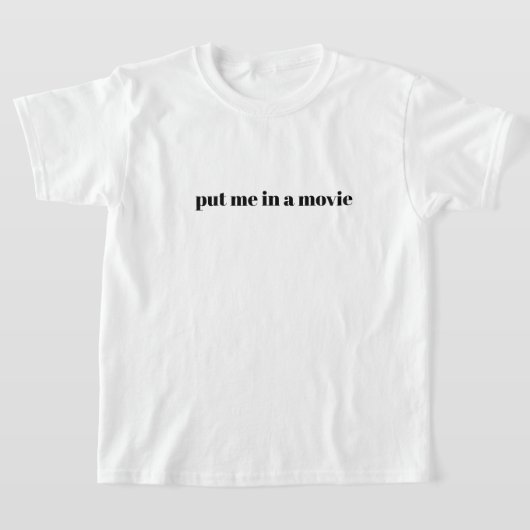 Zet me in een film-T-Shirt T-shirt (Laagn)