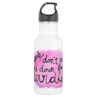 Zet me niet neer voor Cardio Water Bottle Waterfles