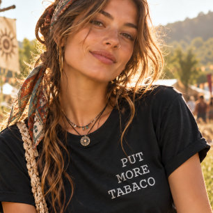 Zet Meer Tabak Grappig Portugees T-shirt