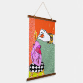 Zet mijn hart in brand hangend wandkleed (Gebogen)