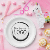 Zet mijn Logo op een Papieren Bordje (Feest)