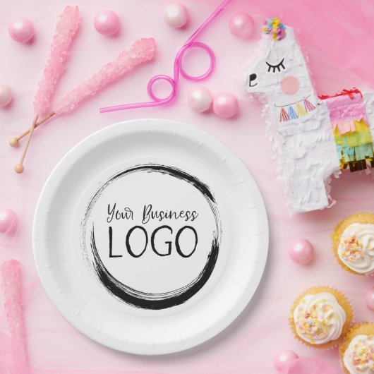 Zet mijn Logo op een Papieren Bordje (Feest)