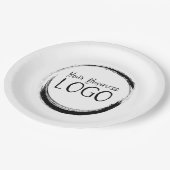 Zet mijn Logo op een Papieren Bordje (Gekanteld)